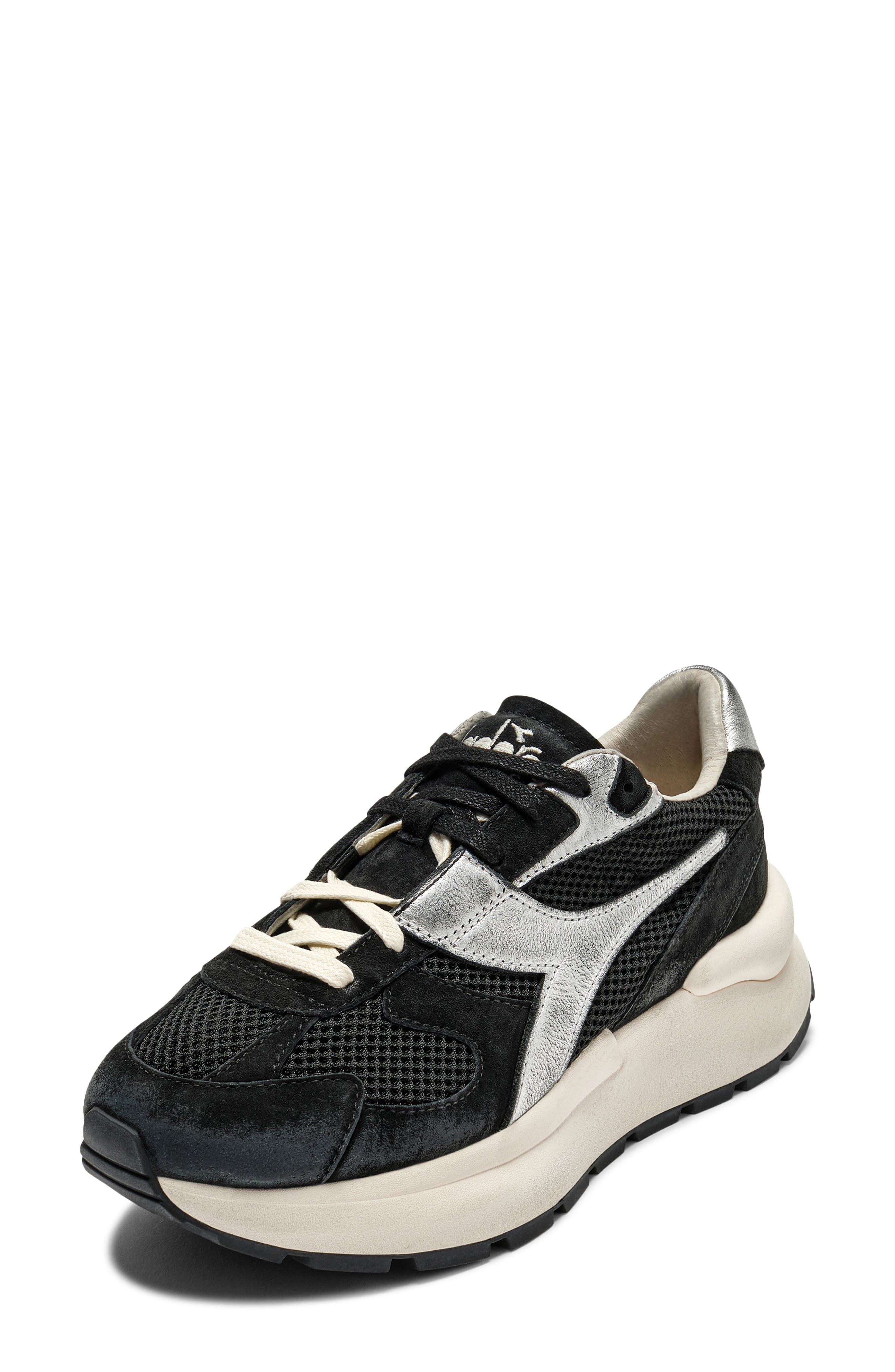 Diadora Mercury Elite Sneaker, Alternate, color, Black