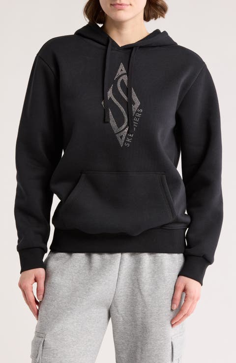 Skech-Sweats Rhinestone Shine Hoodie