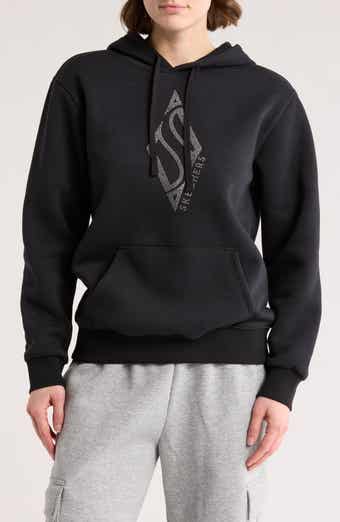 SKECHERS Skech-Sweats Rhinestone Shine Hoodie