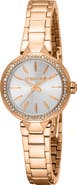 Roberto Cavalli Rosana Crystal Bezel Bracelet Watch, 26mm