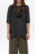 BIMBA Y LOLA Lace Bib T-shirt