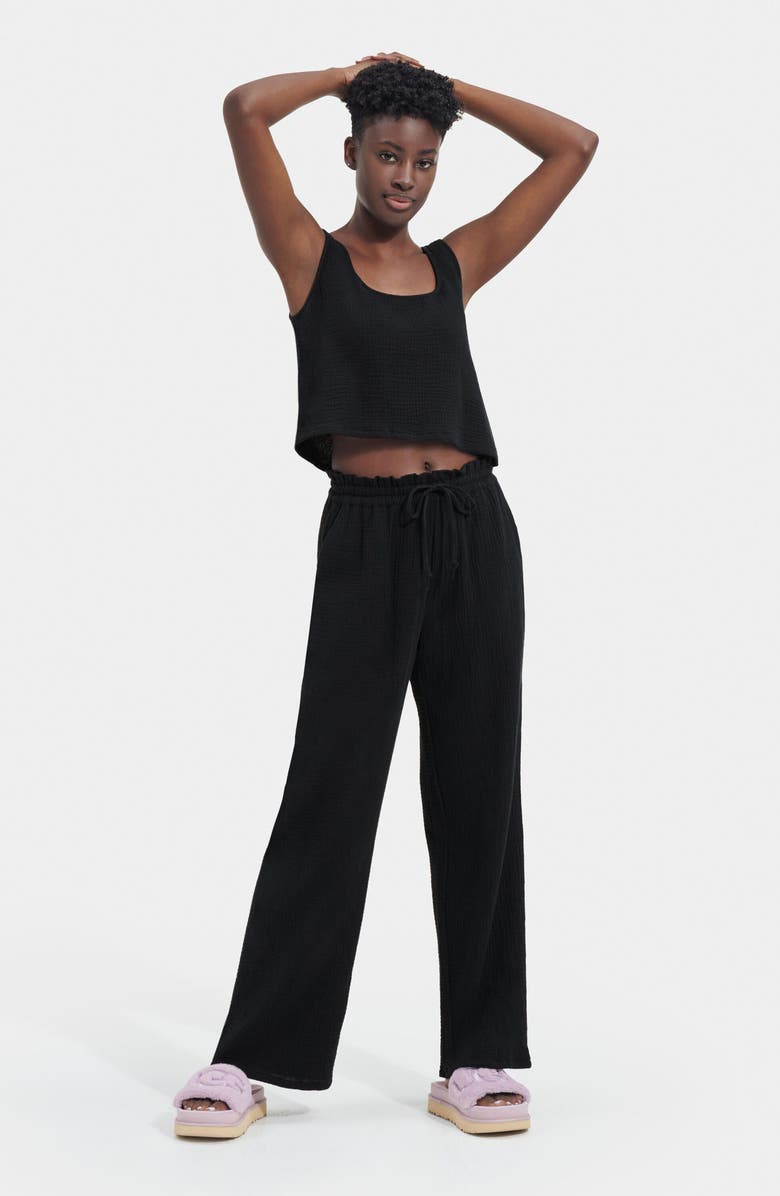 UGG<sup>®</sup> Cinthia Cotton Gauze Crop Tank Top, Alternate, color, 