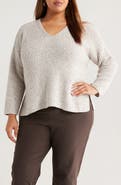 Eileen Fisher Organic Cotton V-Neck Sweater