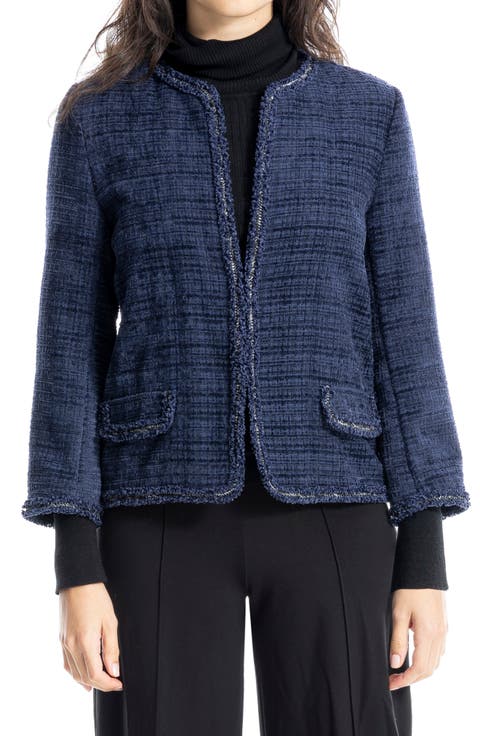 Frayed Edge Knit Jacket
