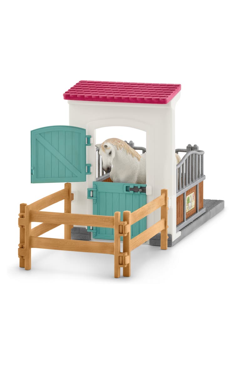 Horse Club Stall Extension, 21 Pieces, Animal Figures, Kids Ages 5+, Alternate, color, Multicolored