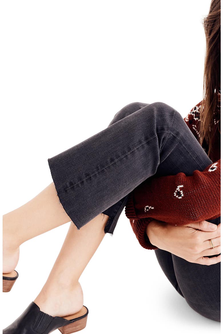 Cali Demi Bootcut Crop Jeans, Alternate, color, WOODSTON WASH