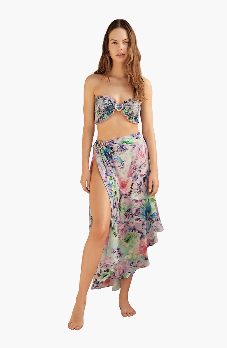 Luna B GAIA LONG PAREO, Alternate, color, Floral Purple