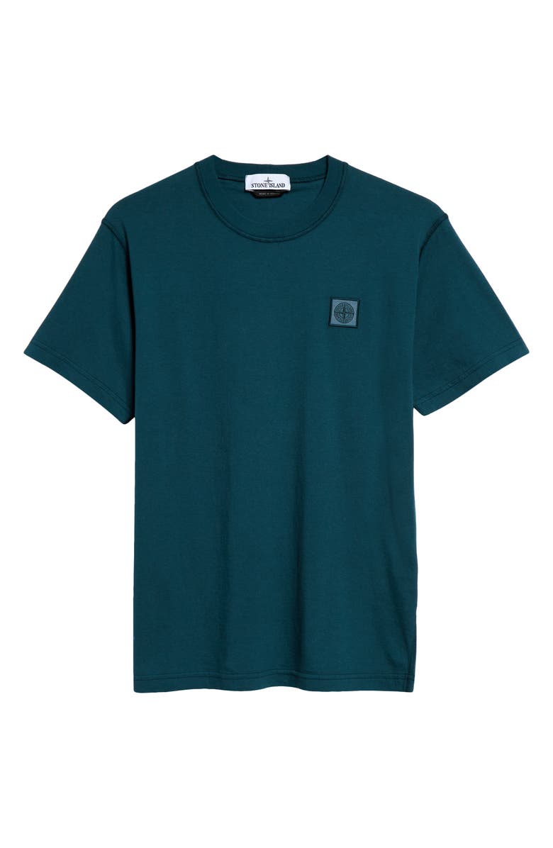Stone Island Logo Patch Cotton T-Shirt, Alternate, color,