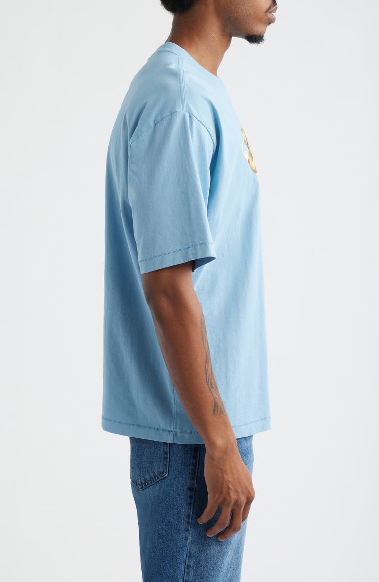 MARKET Smile Bear Cotton T-Shirt, Alternate, color, Blue