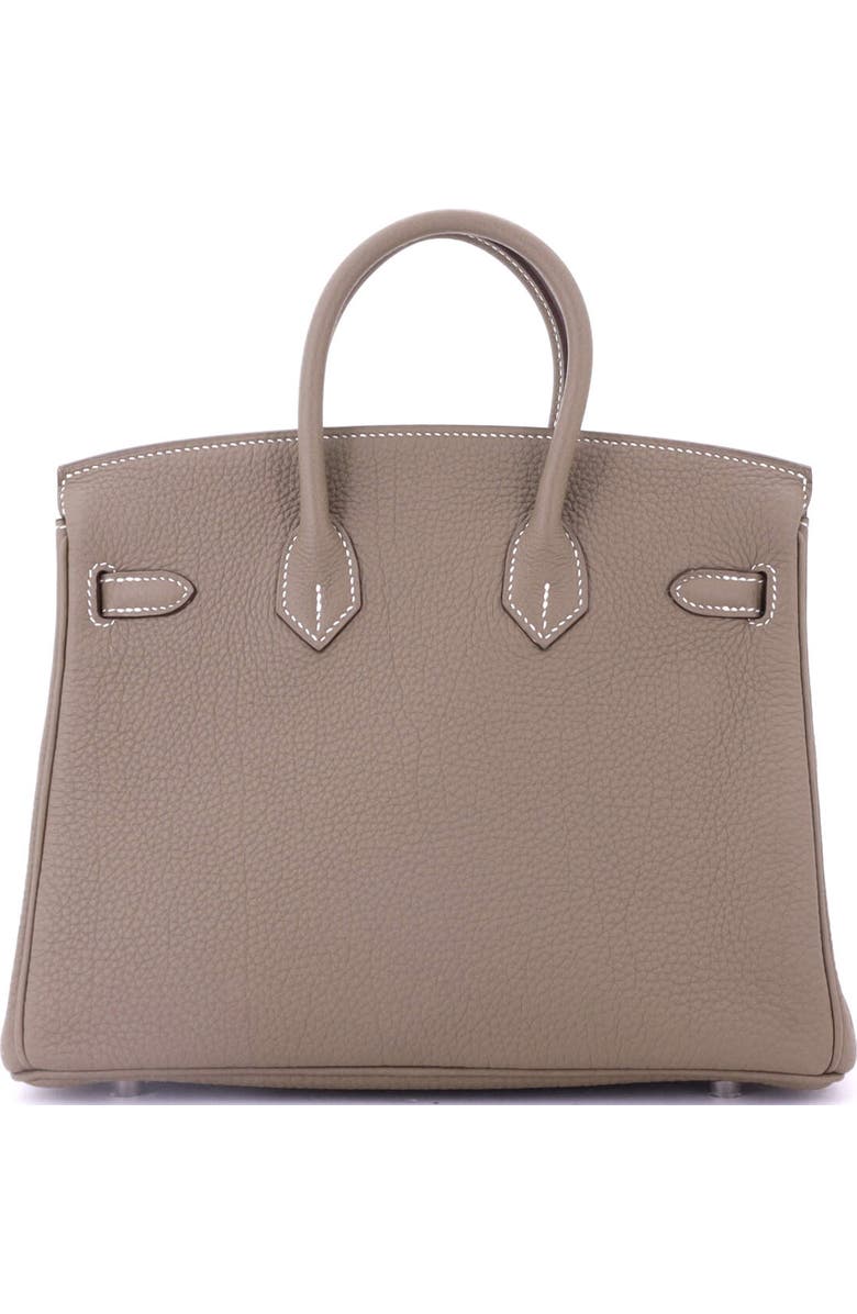 Pre-Owned Hermes Birkin Handbag Grey Togo with Palladium Hardware 25, Alternate, color, Etoupe