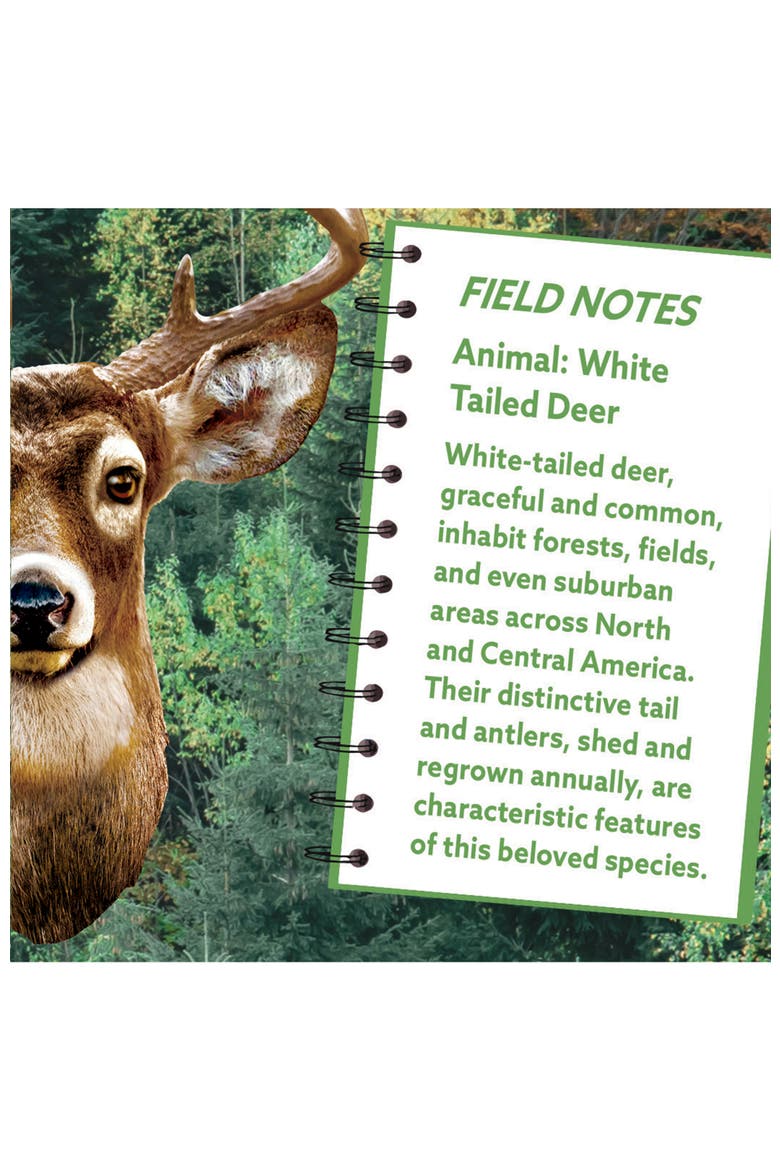 White Tail Deer 100 Piece Shaped Puzzle, Alternate, color, Multicolor