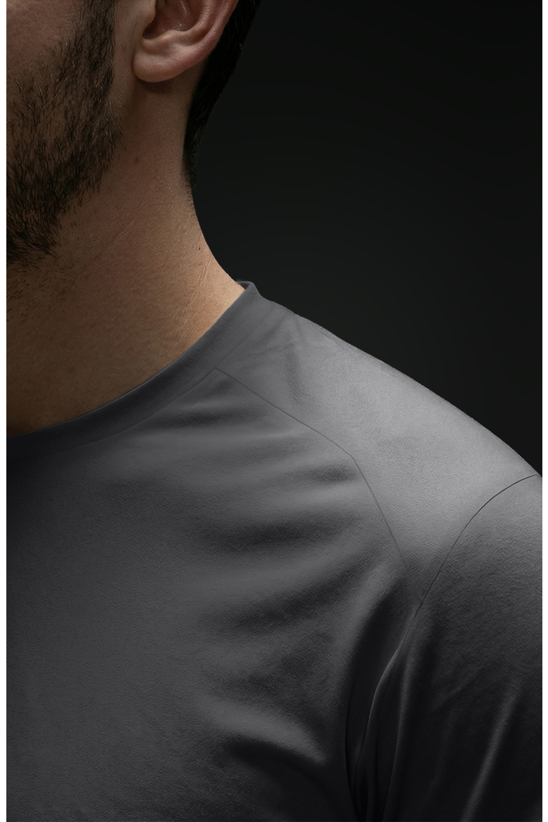 Titan T Shirt - Crew Neck, Alternate, color, Pavement (Dark Gray)