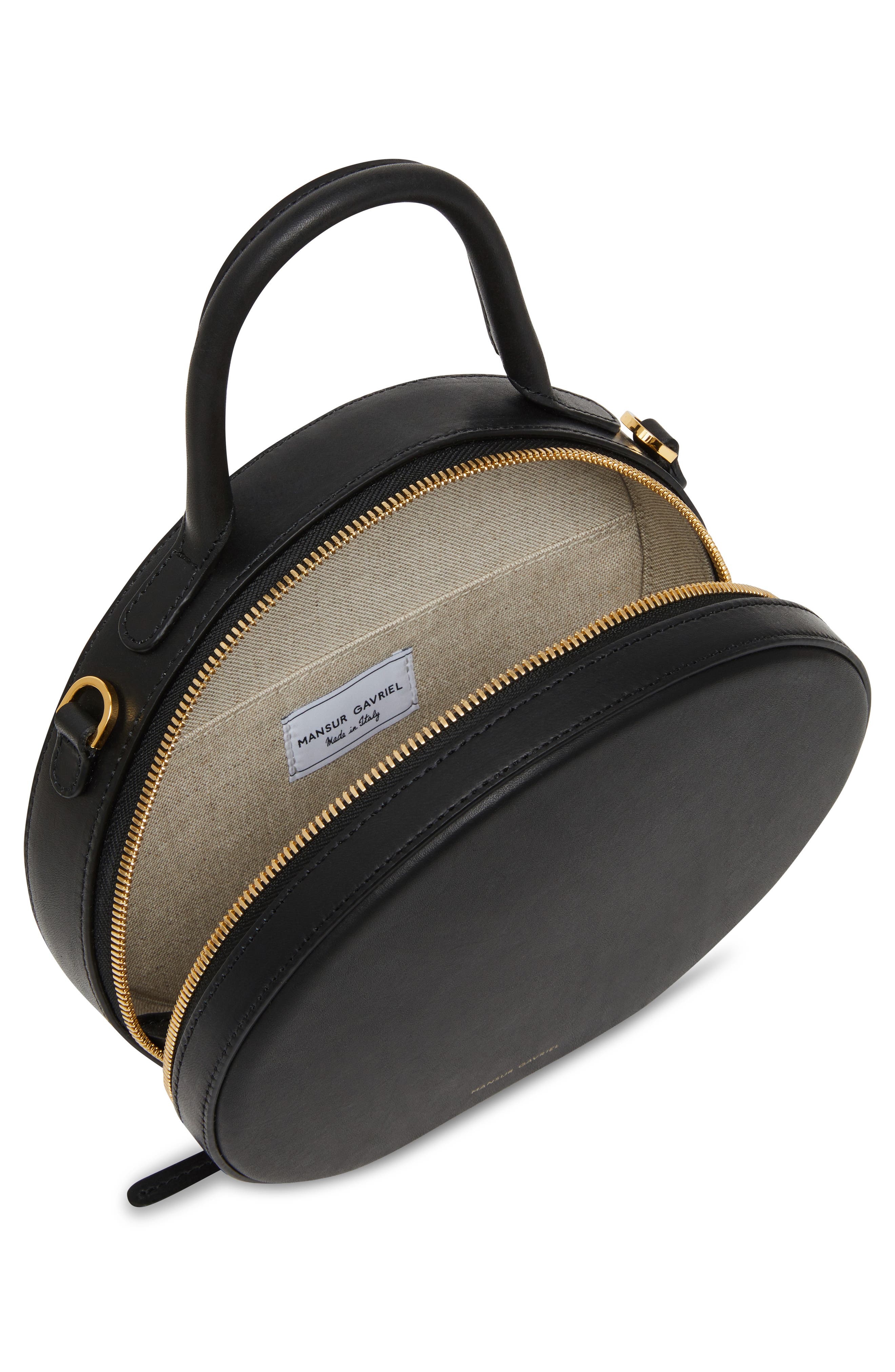 Mansur Gavriel Leather Circle Crossbody Bag, Alternate, color, 