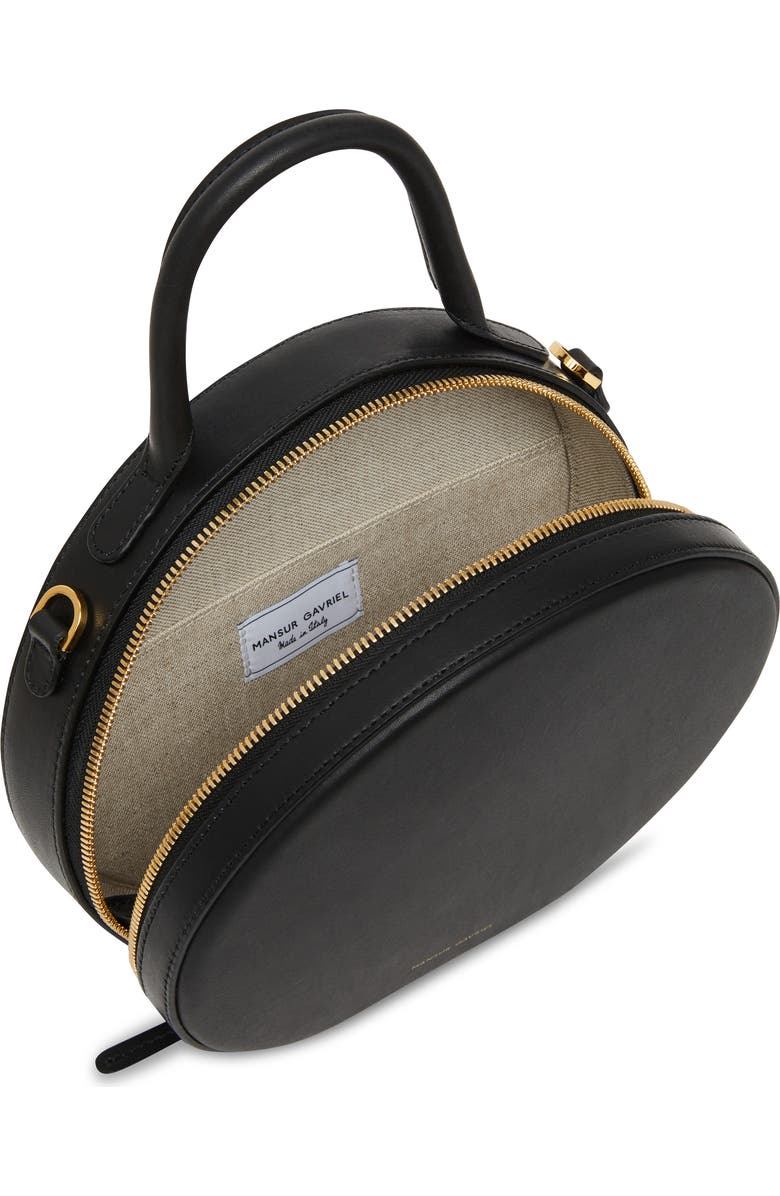 Mansur Gavriel Leather Circle Crossbody Bag, Alternate, color,