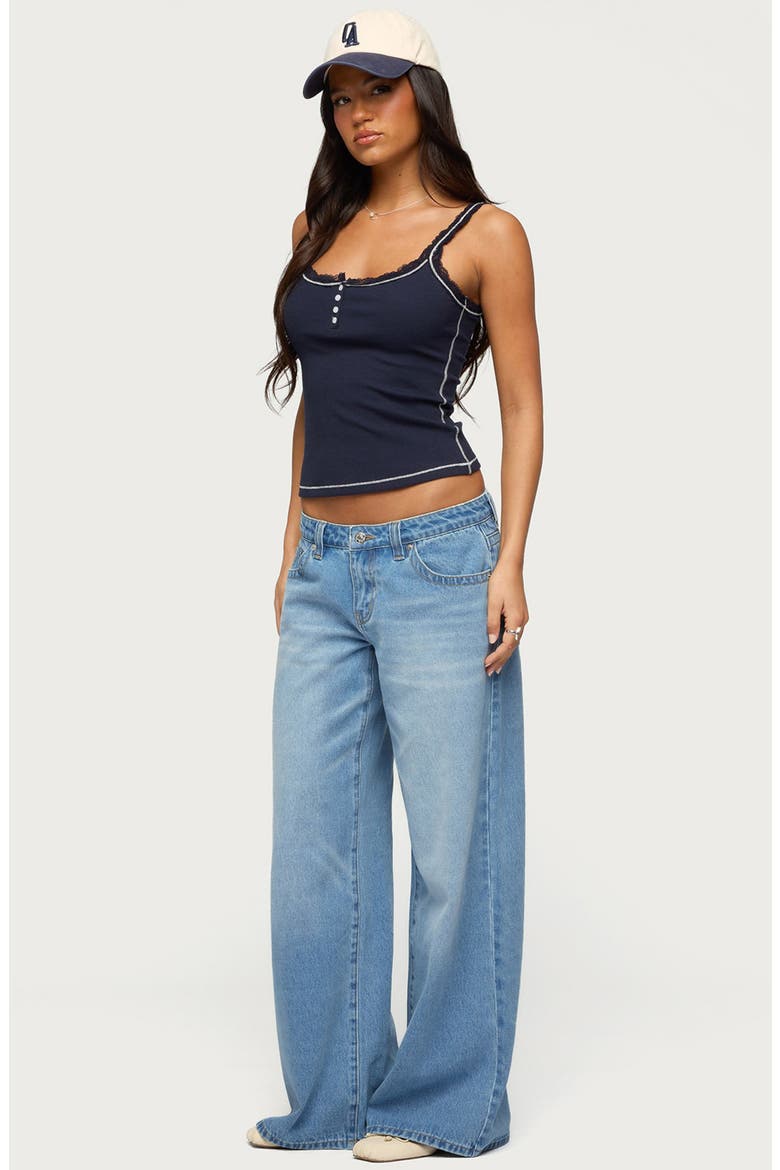 Raiyne Low Rise Wide Leg Jeans, Alternate, color, LIGHT-BLUE-WASHED