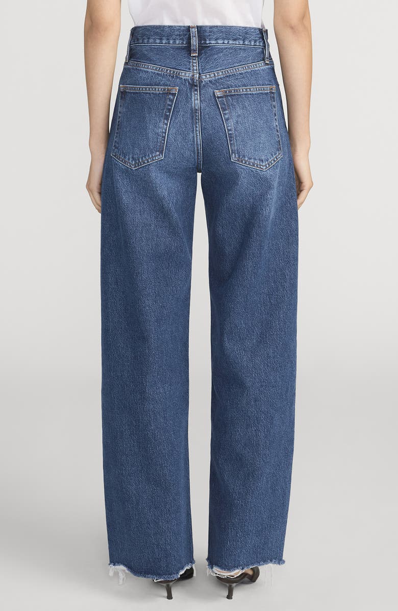 FRAME The Bow High Waist Barrel Jeans, Alternate, color, Acumen New Fray