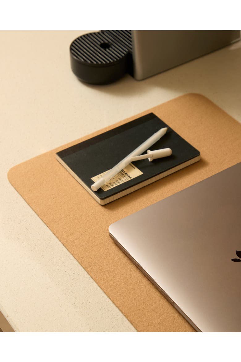 Mosen Merino Wool Medium Desk Pad, Alternate, color, Latte