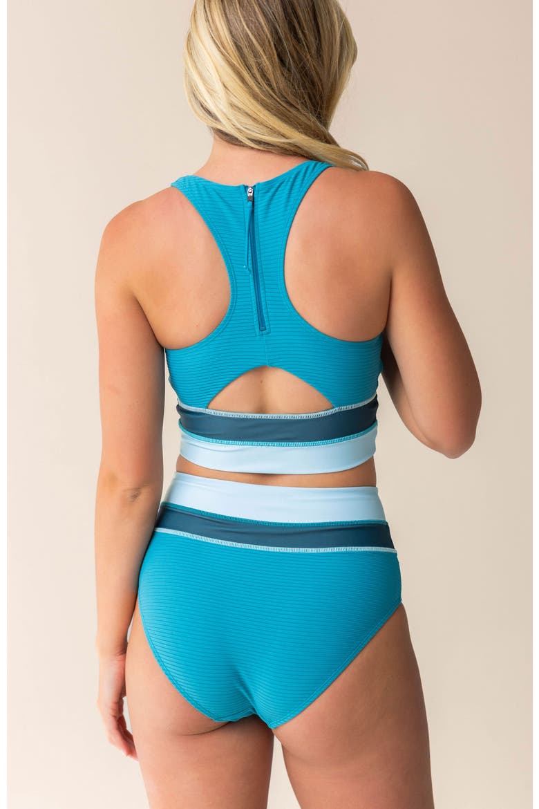 Colorblock Swim Bottom, Alternate, color, Still Water