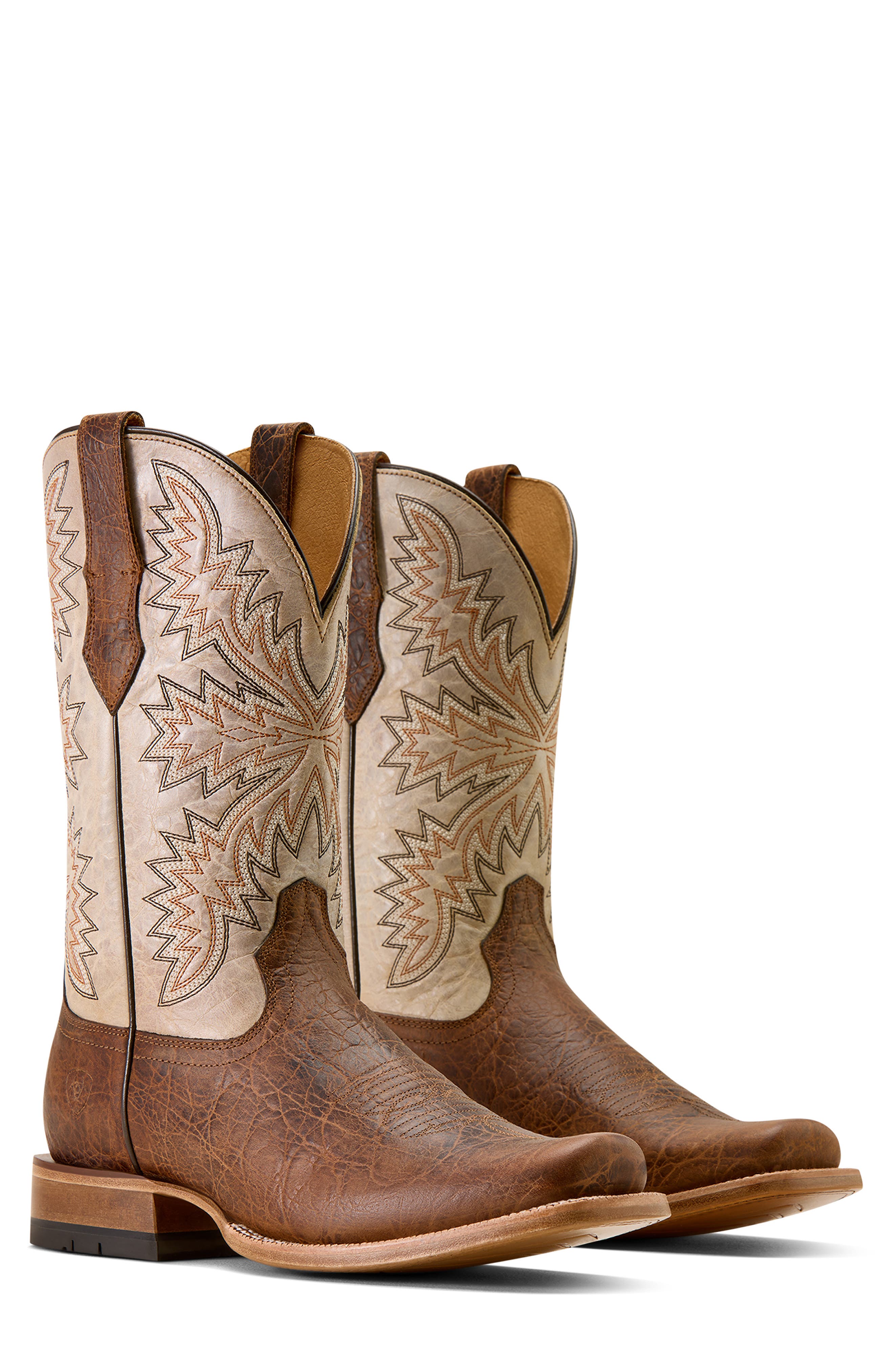 Ariat South Fork Cutter Toe Cowboy Boot, Alternate, color, Brown