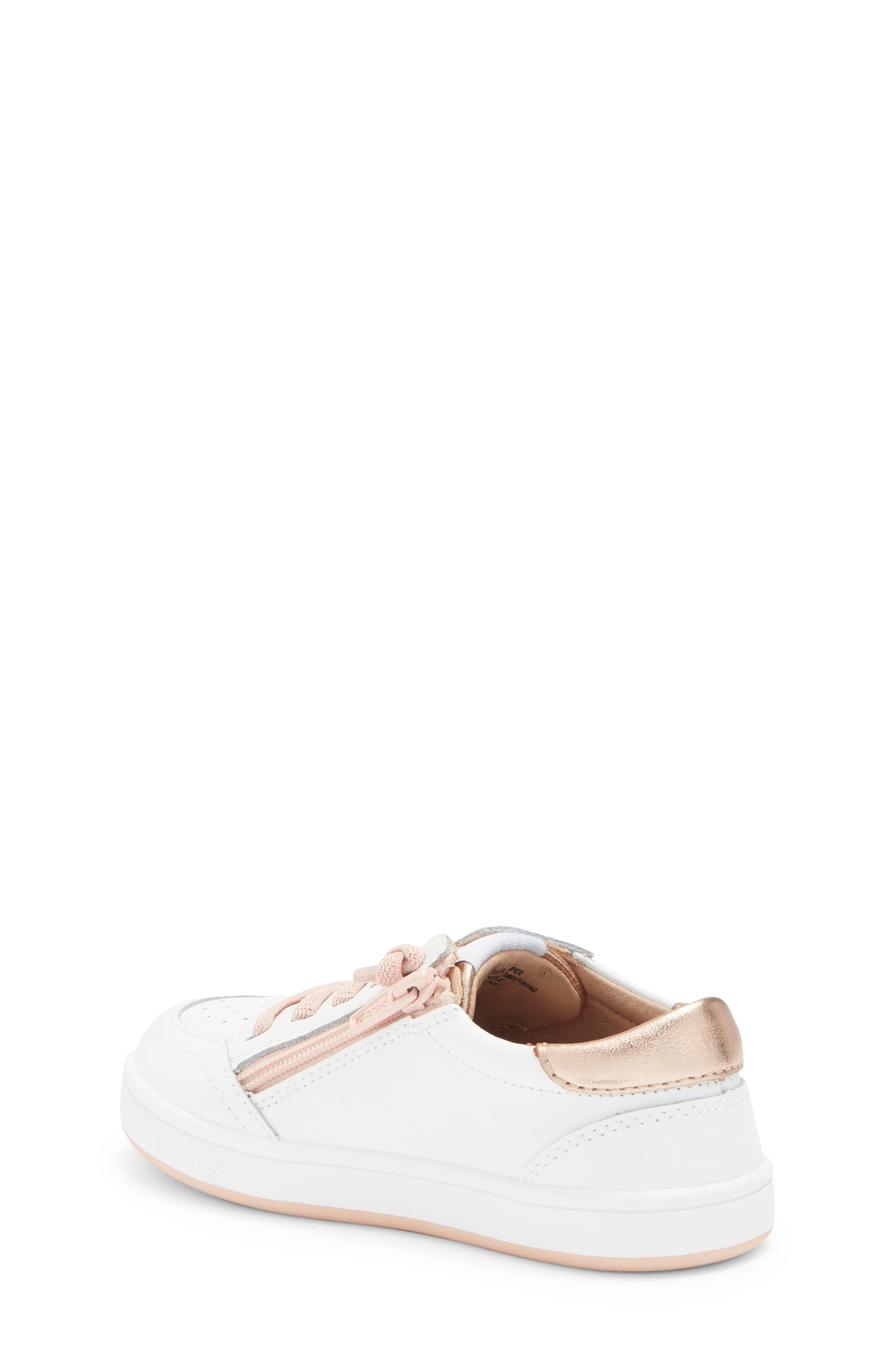 OLD SOLES Kids
 Platinum Runner Sneaker, Alternate, color, Snow / Copper