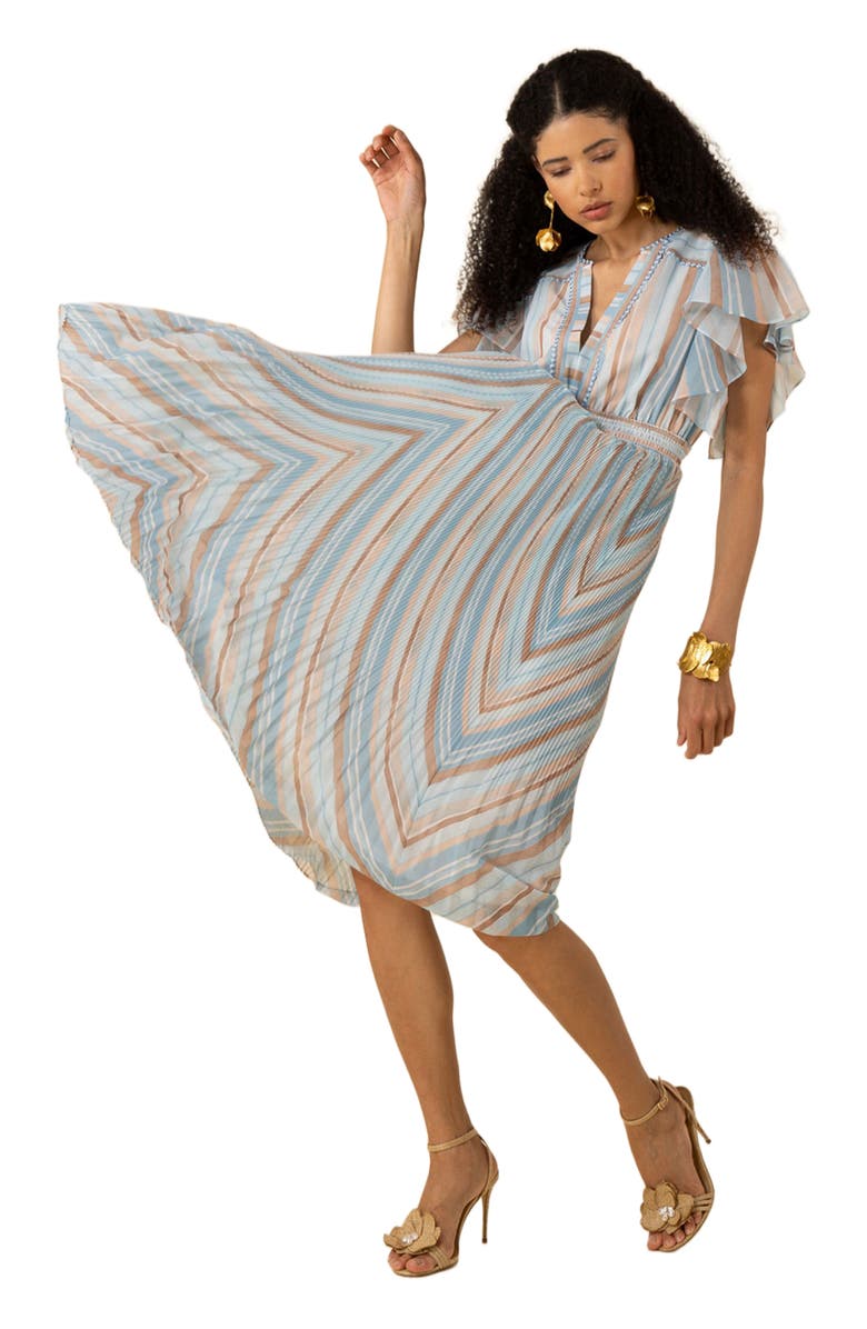 Hale Bob Della Charmeuse Maxi Dress, Alternate, color,