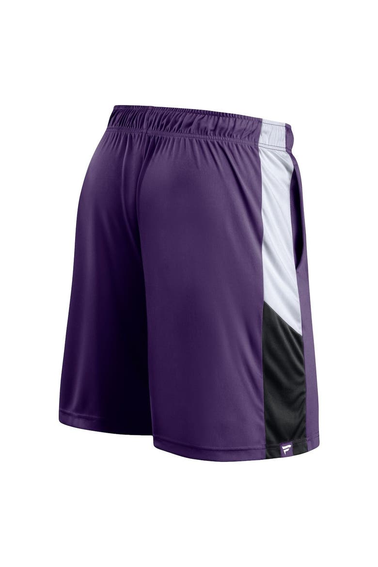 Men's Fanatics Branded Purple Phoenix Suns Champion Rush Colorblock Performance Shorts, Alternate, color, Purple