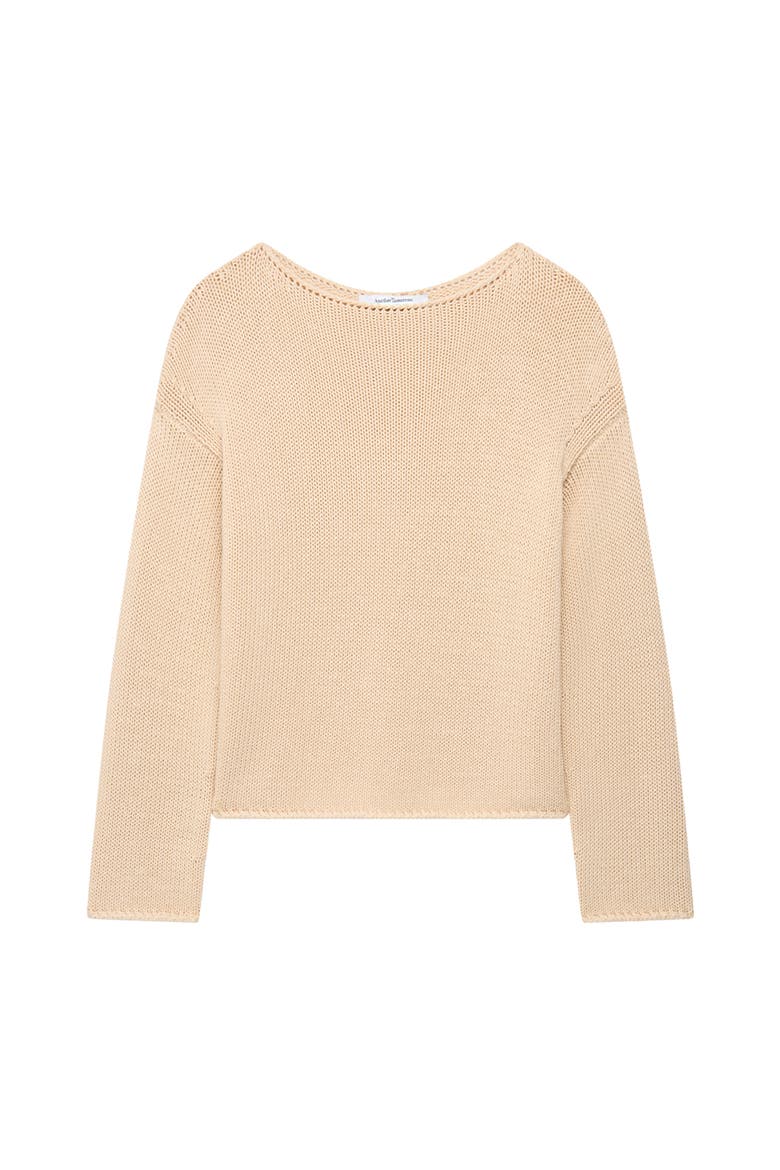 Draped Knit Sweater, Alternate, color, Sand