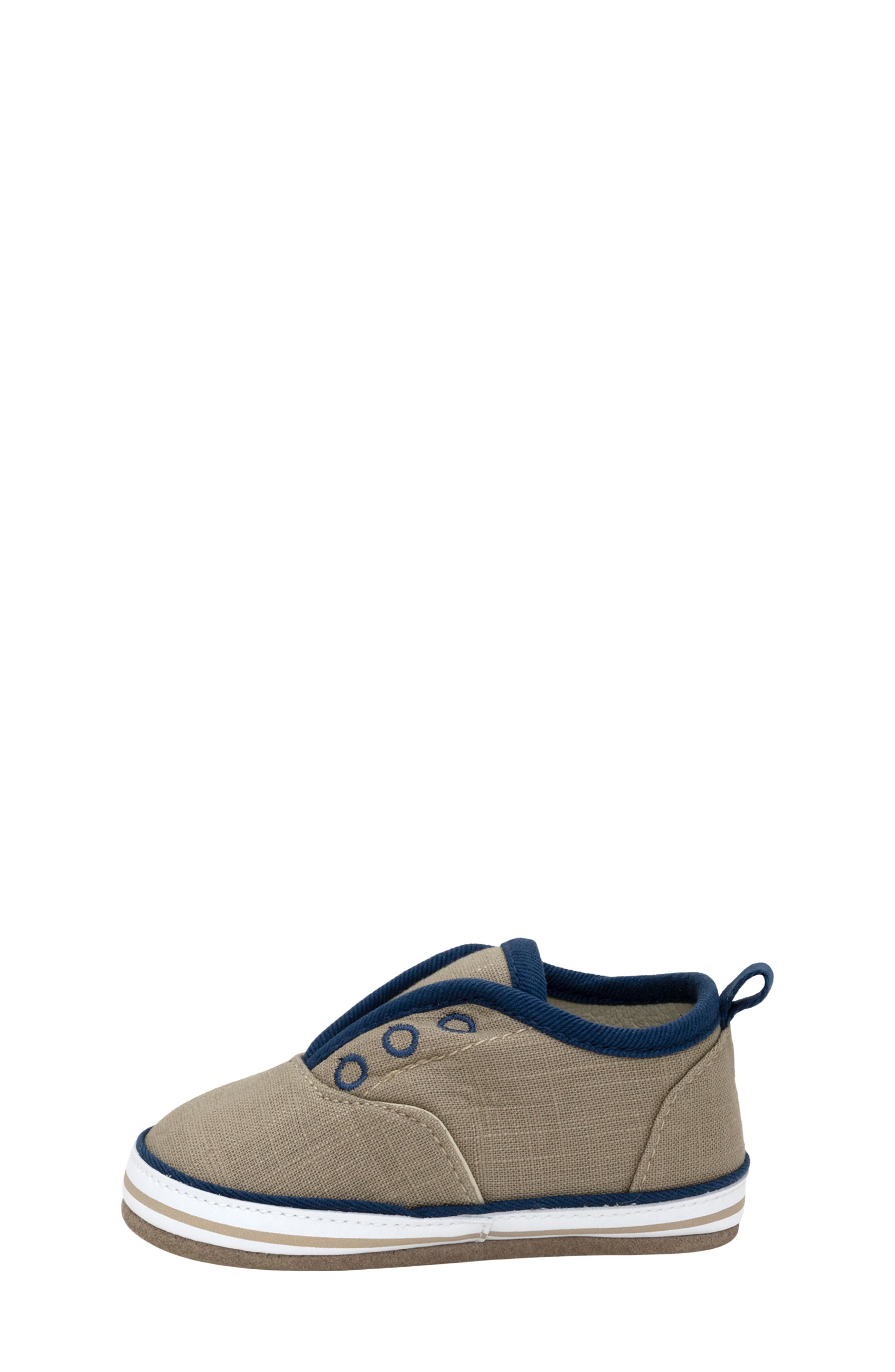 Robeez<sup>®</sup> Kids' Calder Slip-On Sneaker, Alternate, color, Taupe