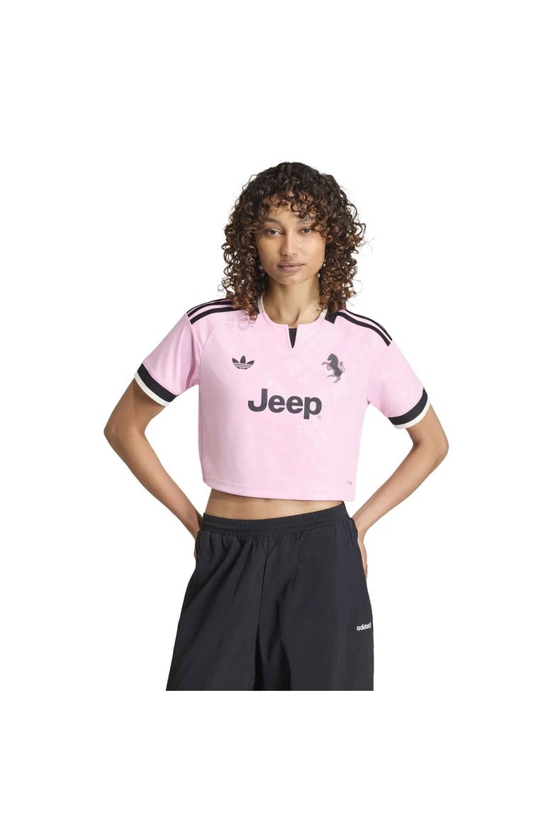 Women's adidas Pink Juventus 2026/27 Away Cropped Replica Jersey, Main, color, Pink