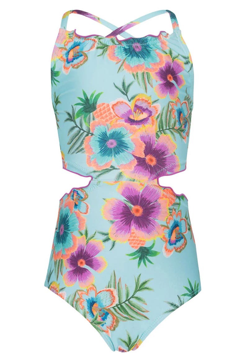 Kids' Junie Two-Piece Swimsuit, Main, color, SOLANA