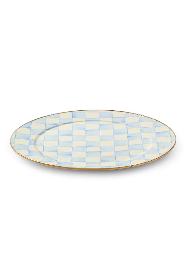 Sky Check Serving Platter, Alternate, color, SKY CHECK