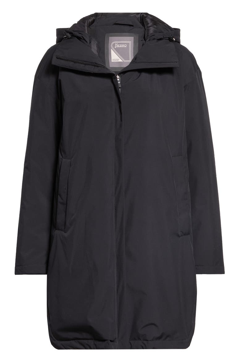 Windstopper Hooded Parka, Alternate, color, 9300 BLACK