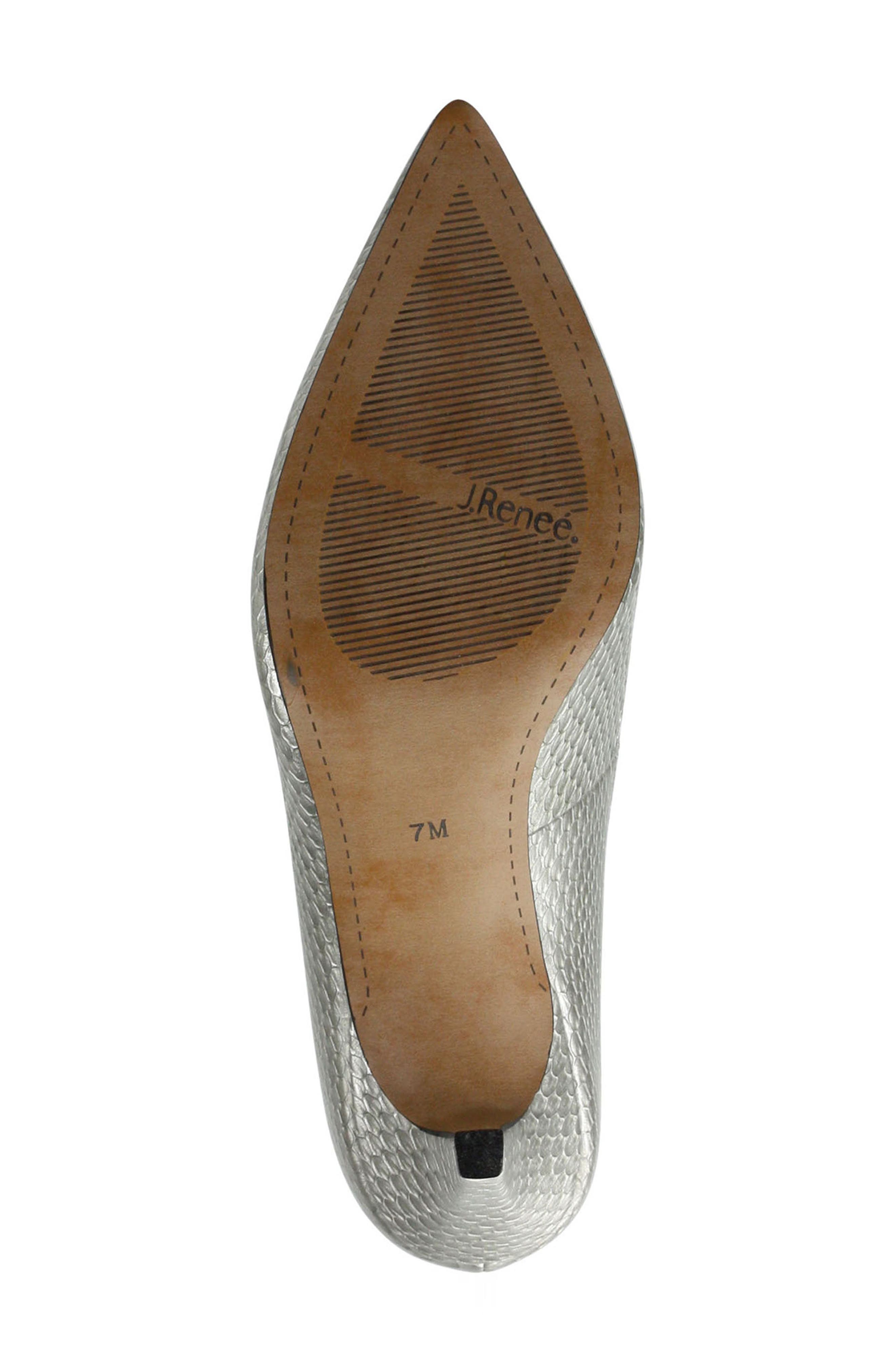 J. Reneé Abigaile Notch Pointed Toe Pump, Alternate, color, 