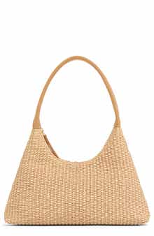 Mini Candy Woven Raffia Hobo Bag