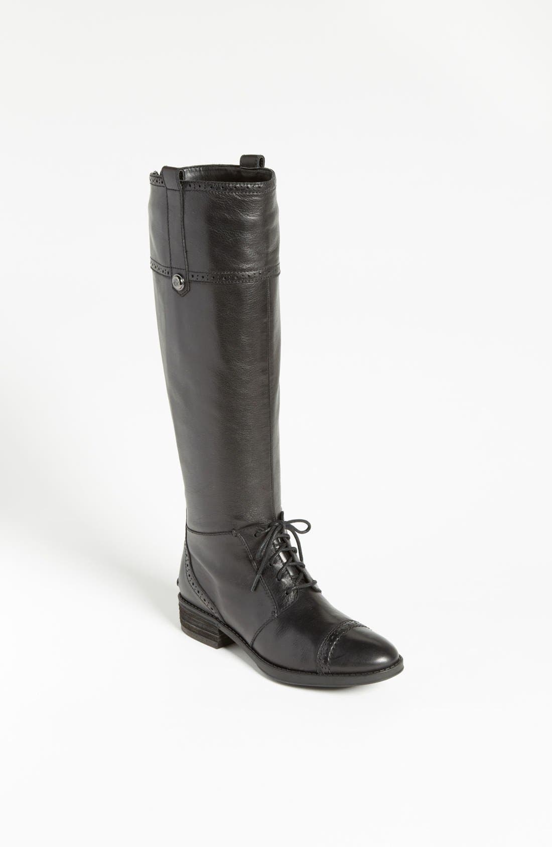 'Perron' Boot, Main, color, BLACK BASTO LEATHER