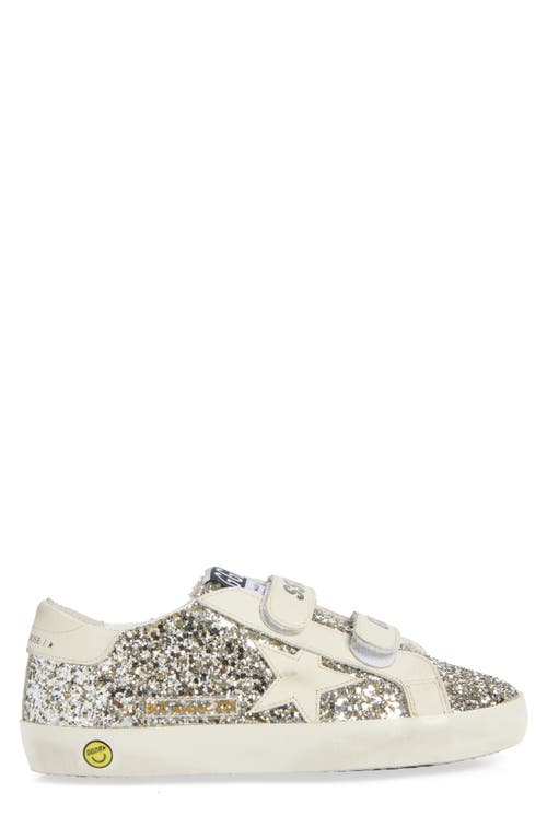 Golden Goose Kids' Old School Glitter Low Top Sneaker In Multi