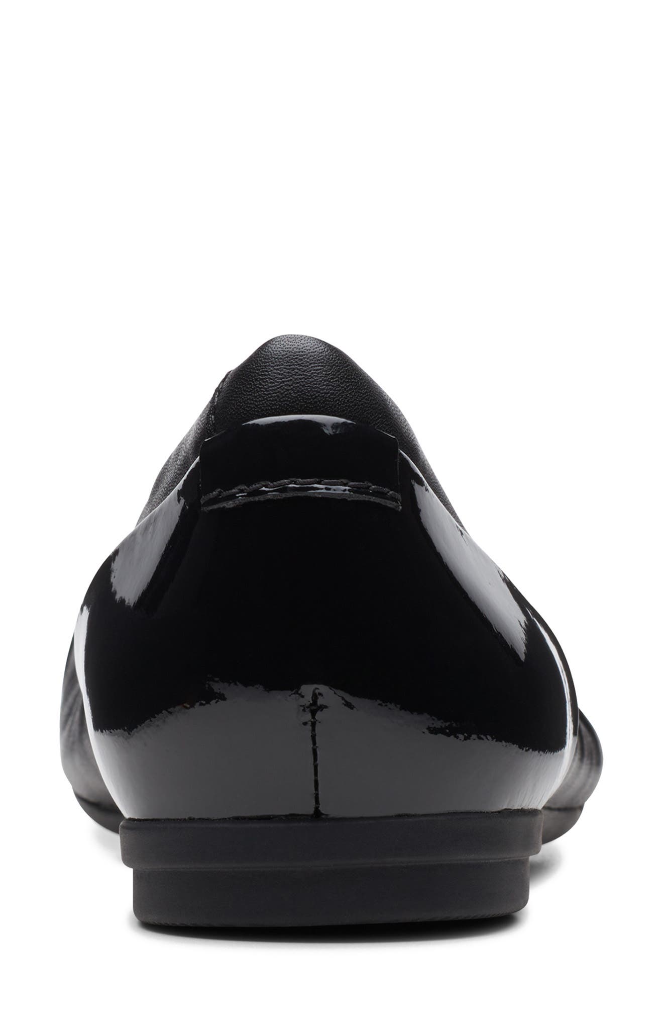 Clarks<sup>®</sup> Rena Jazz Flat, Alternate, color, Black Leather