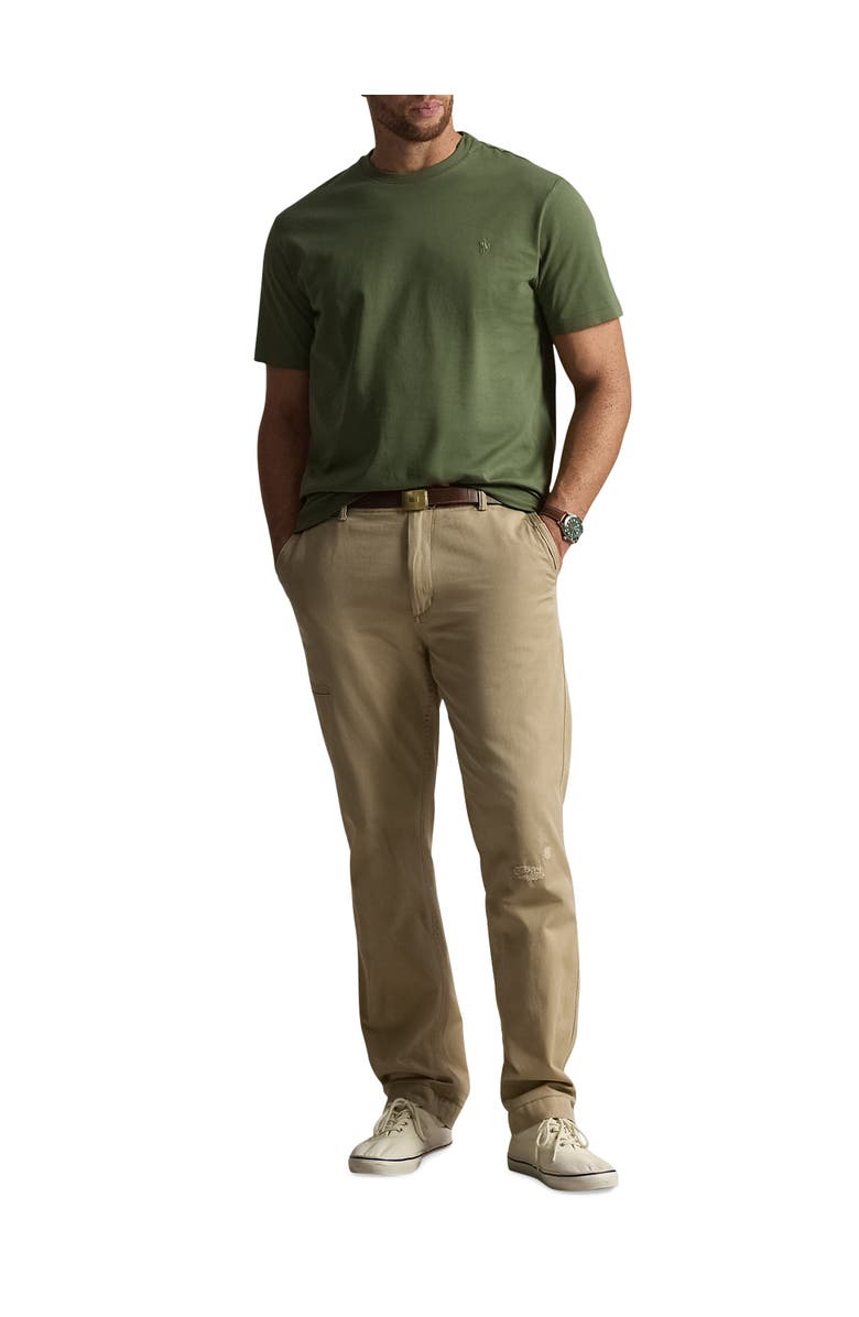 Polo Ralph Lauren Big & Tall Jersey Crewneck Tee, Alternate, color, Supply Olive