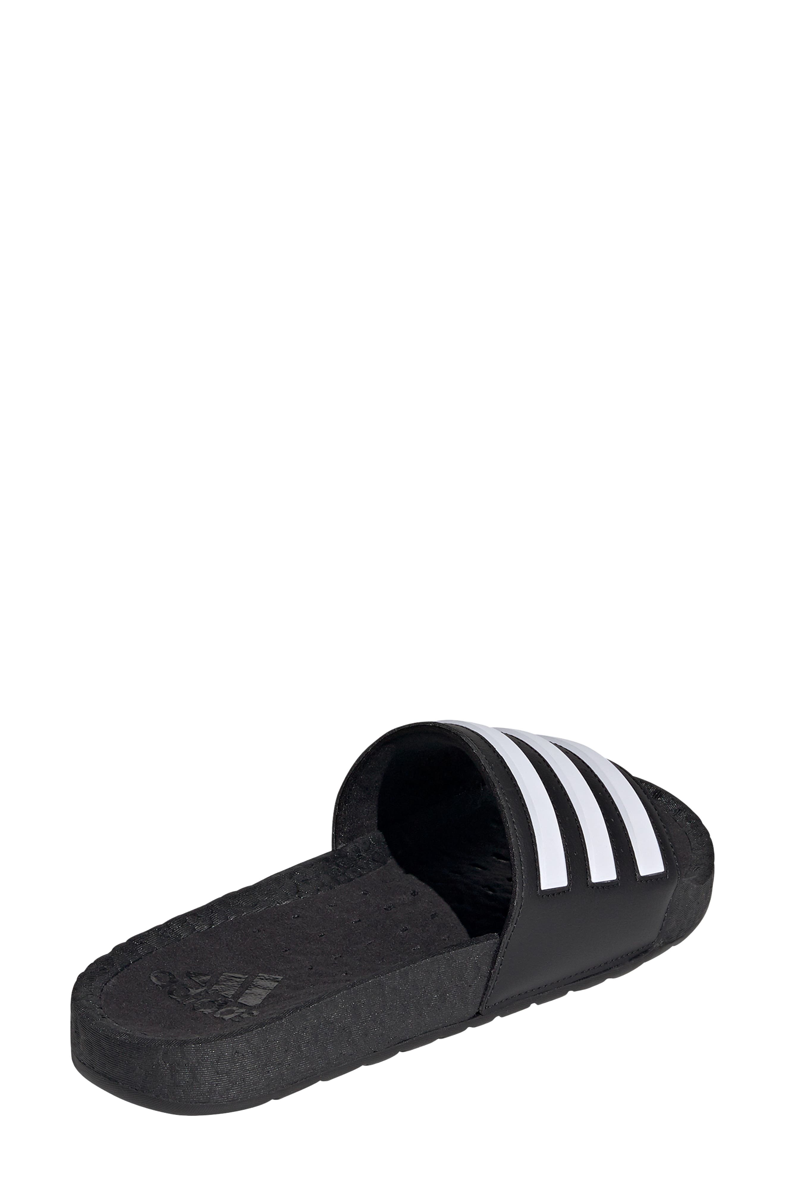 Adilette Boost Sport Slide, Alternate, color, BLACK/ WHITE/ BLACK