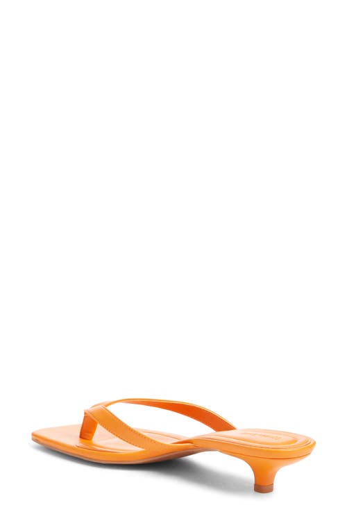 Open Edit Tori Kitten Heel Sandal In Orange Zest