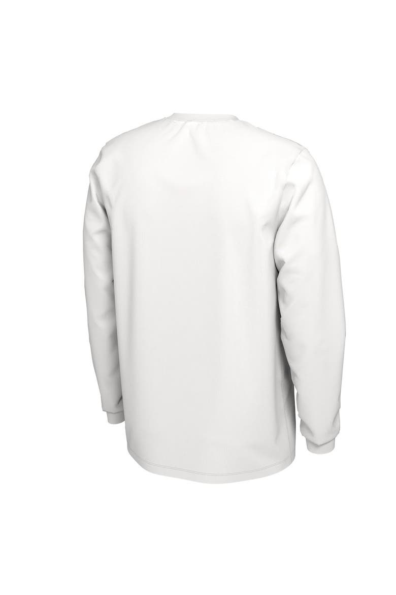 White Arizona Wildcats 2023 On Court Bench Long Sleeve T-Shirt, Alternate, color, White