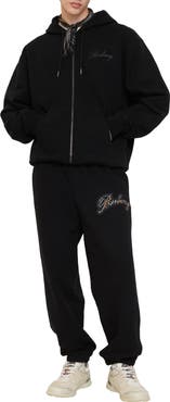 Burberry Check Cursive Logo Cotton Jogging Pants