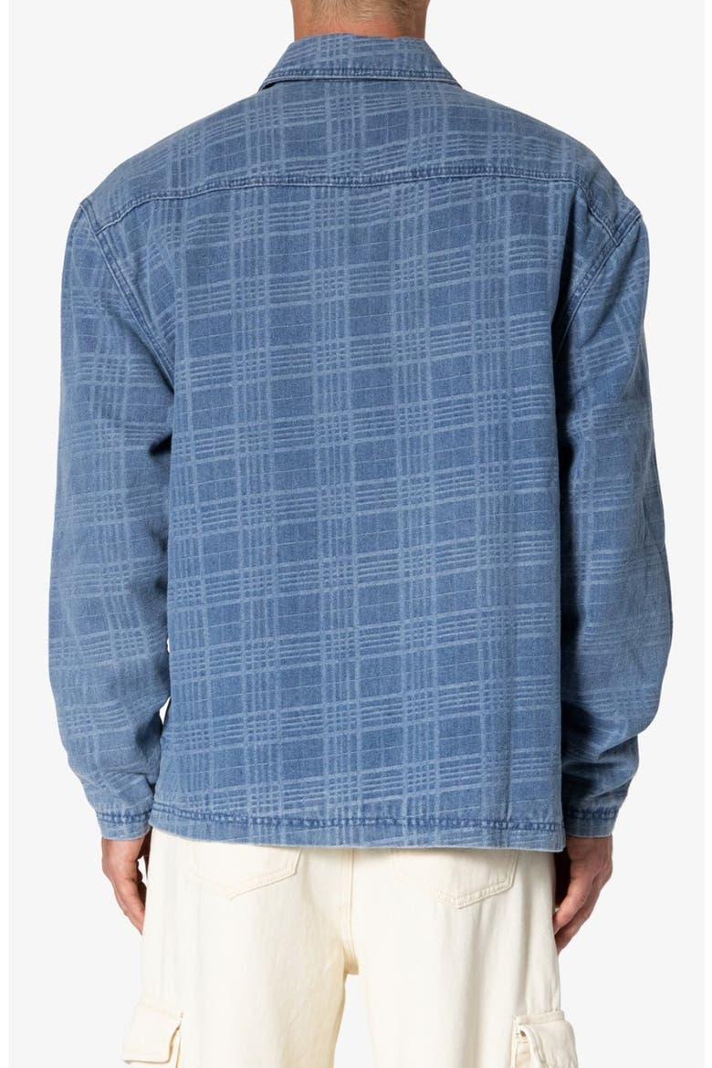 Jacquard Denim Workwear Jacket, Alternate, color, BLUE