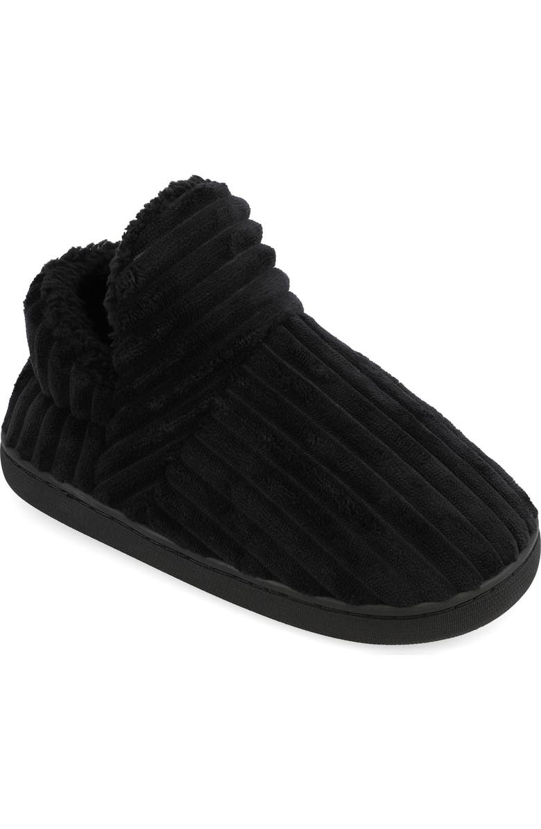 MIA Plushy Slipper Bootie, Main, color, Black