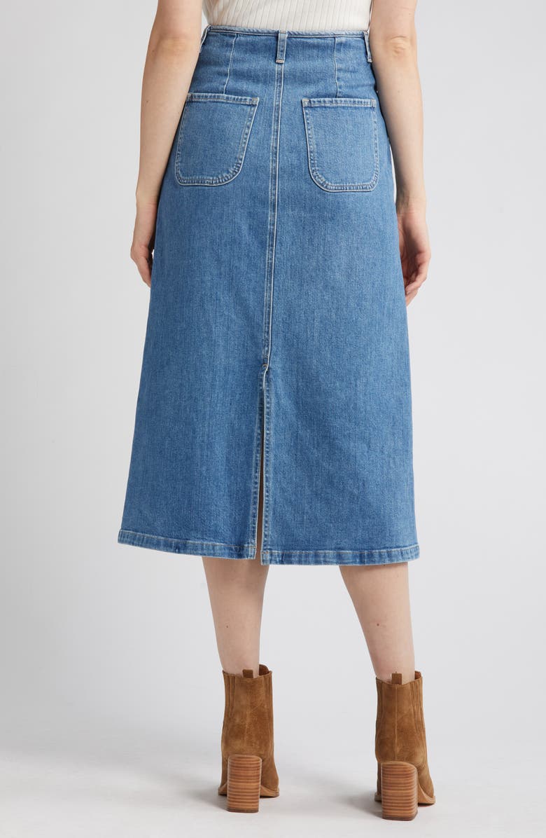 LE JEAN Jocelyn Denim Skirt, Alternate, color, Desert