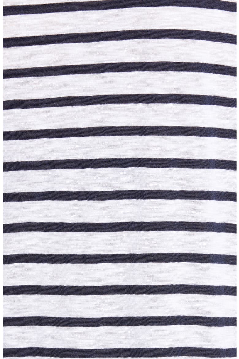 V-Neck Slub Jersey Tee, Alternate, color, NAVY/ OFF WHITE