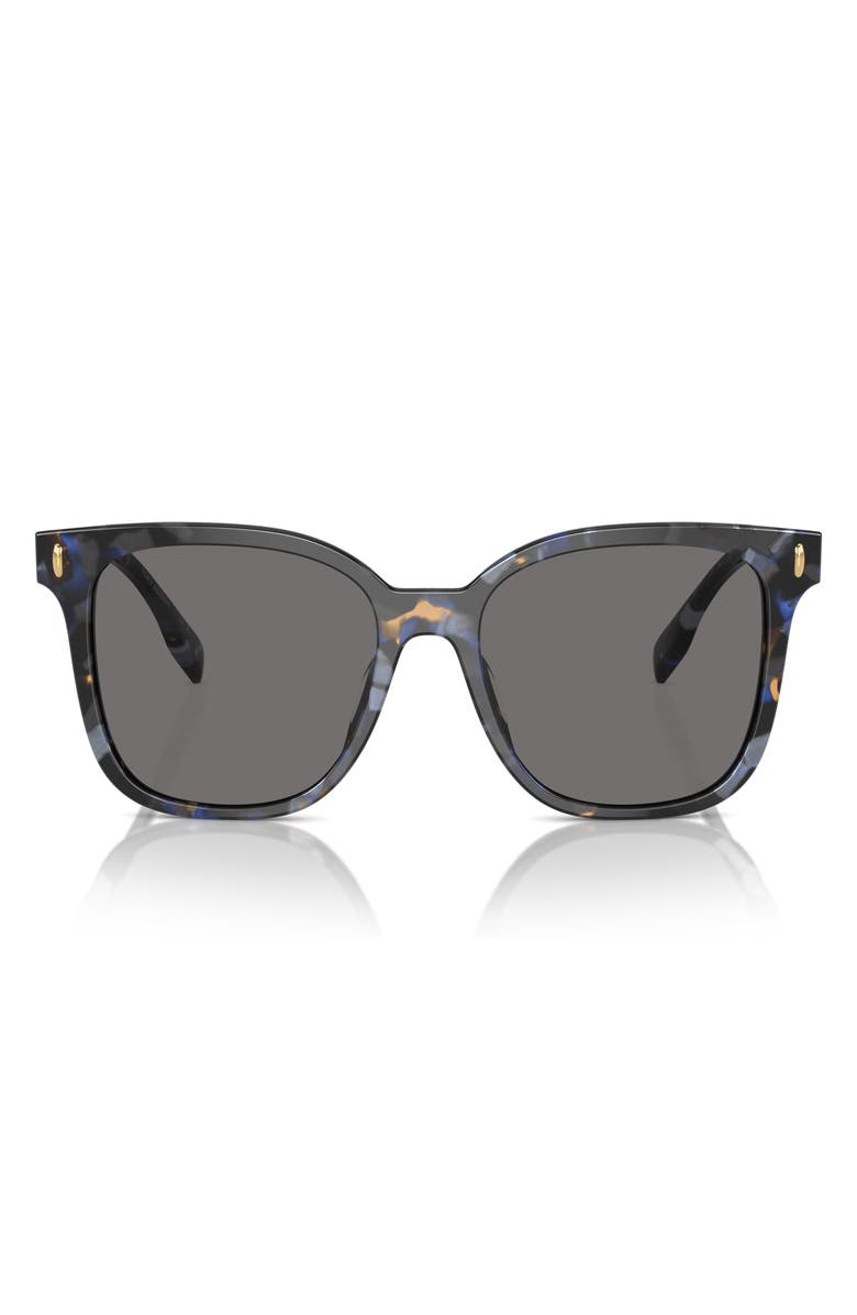 Tory Burch 53mm Polarized Square Sunglasses, Main, color,