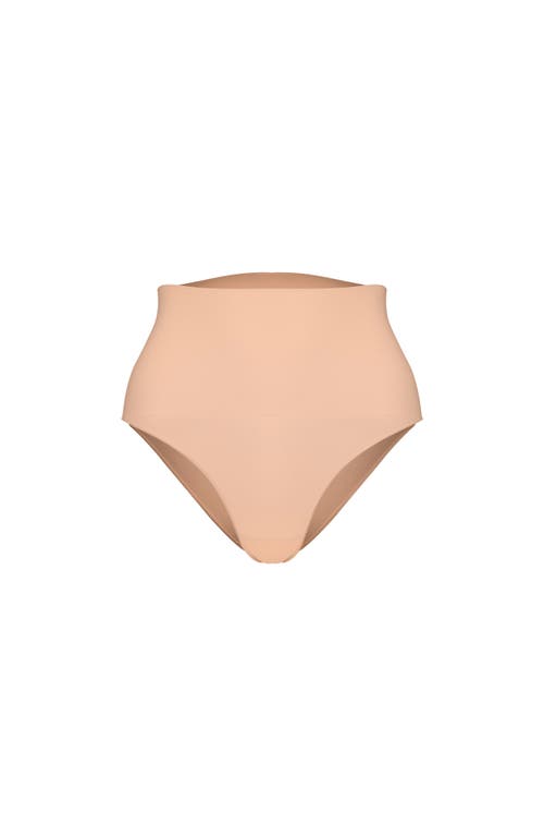 Noodyskin Seamless Scuplt High-waisted Panties In Nude