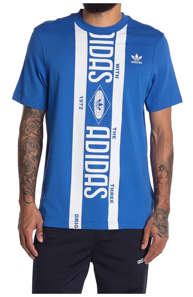 adidas Printed Scarf T-Shirt, Main, color, 