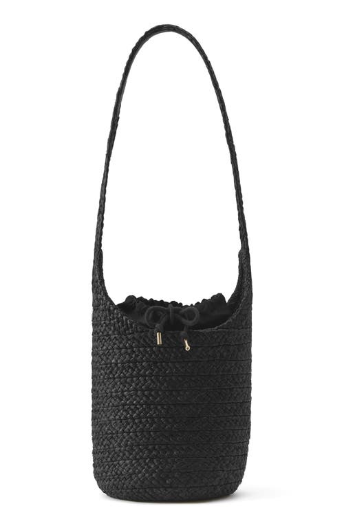 Helen Kaminski Camaril Small Bridle Shoulder Bag In Charcoal/black